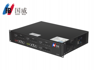 國威HB1960數字IP程控交換機,IPPBX,統一網關,SIP電話語音主機